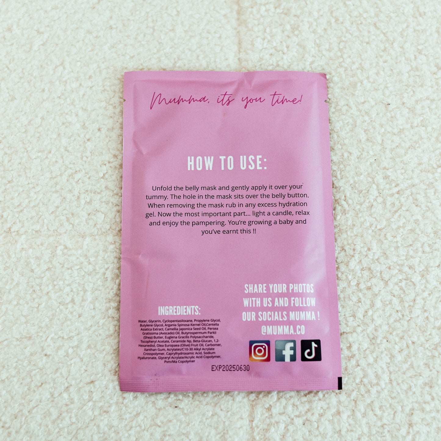 BELLY MASK (3 PACK)